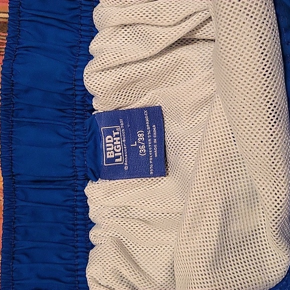 *Sold*CLOSING 5/18* Mens Bud Light swim trunks. - Picture 3 of 4